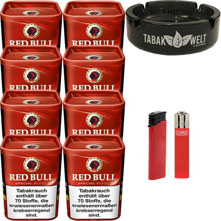 8xREd-Bull-Special Blend-mit-feuerzeug